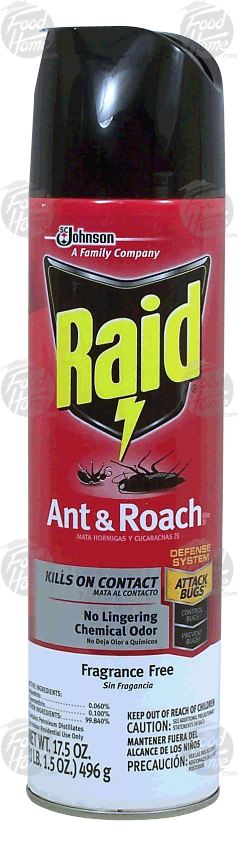 Raid  unscented ant & roach killer Full-Size Picture